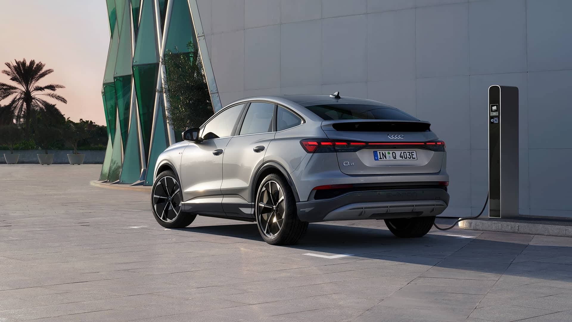 Audi Q4 e-tron Sportback Heckansicht