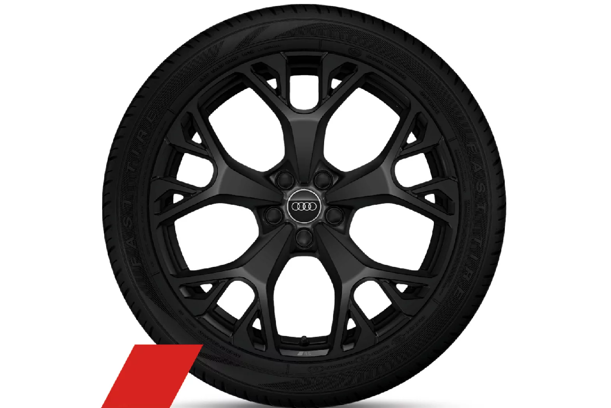 Audi A6 Winterkomplettrad 5-Arm-Peak-Design Schwarz 20 Zoll