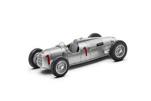 Silbernes Audi Modellauto