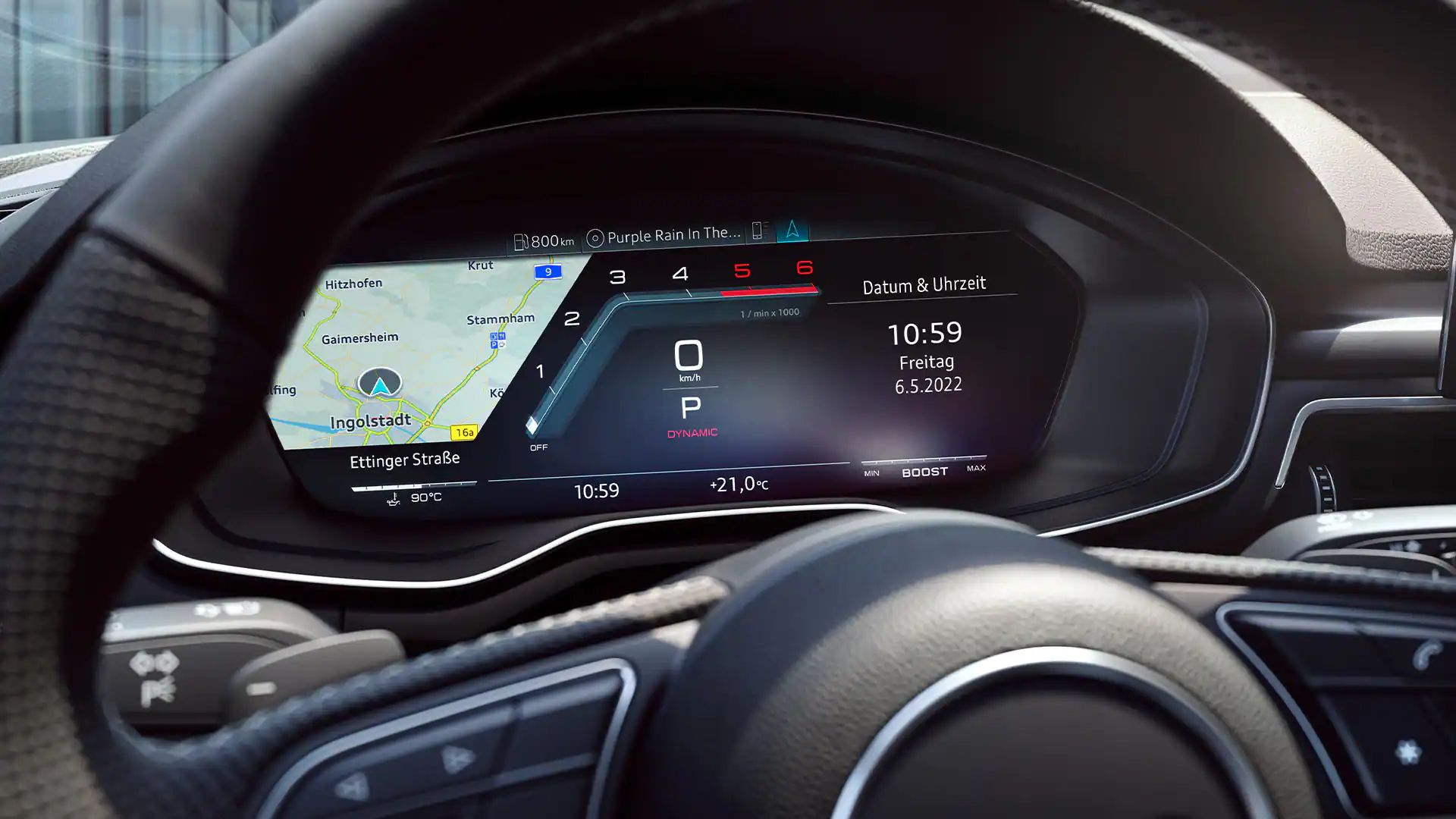 Cockpit des Audi S5 Coupe