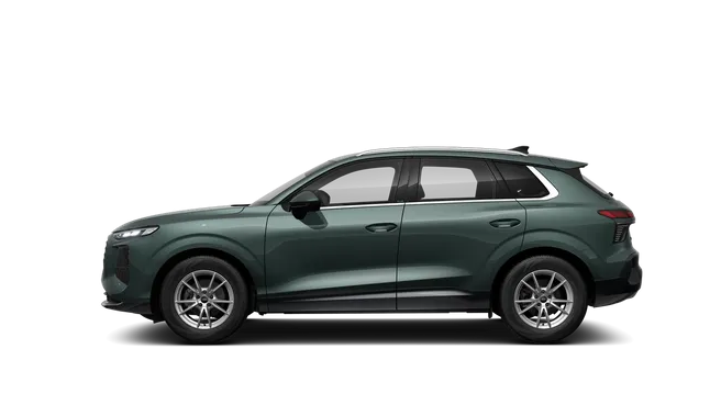 Audi Q3 Seitenansicht grün