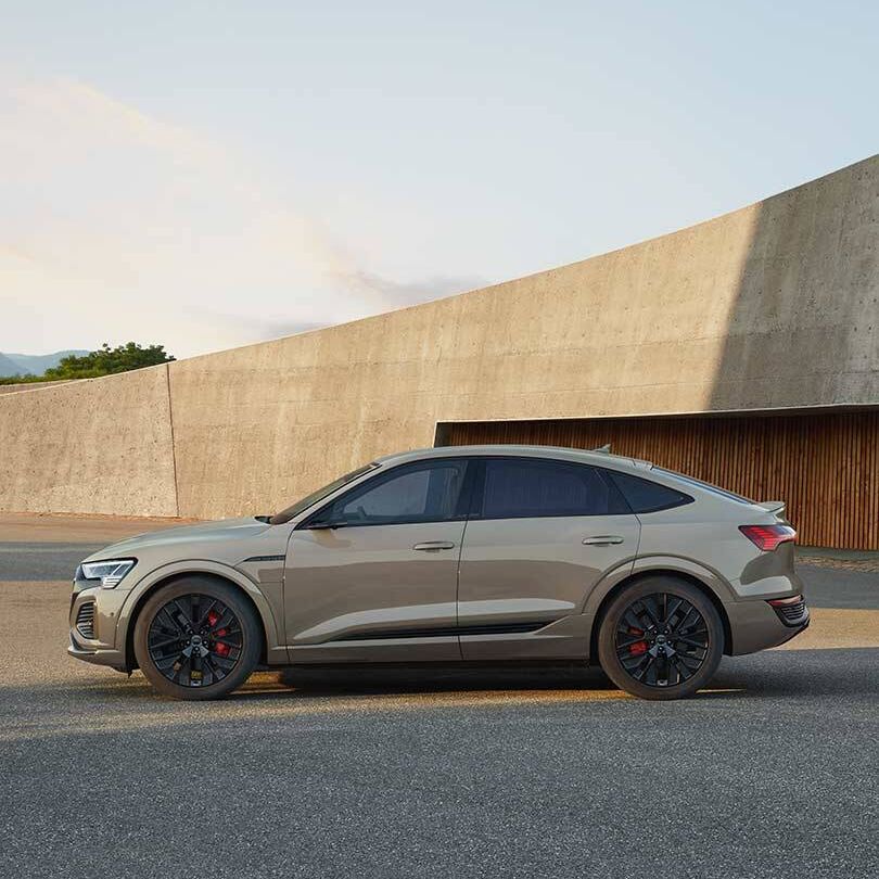 Audi Q8 Sportback e-tron Seitenansicht