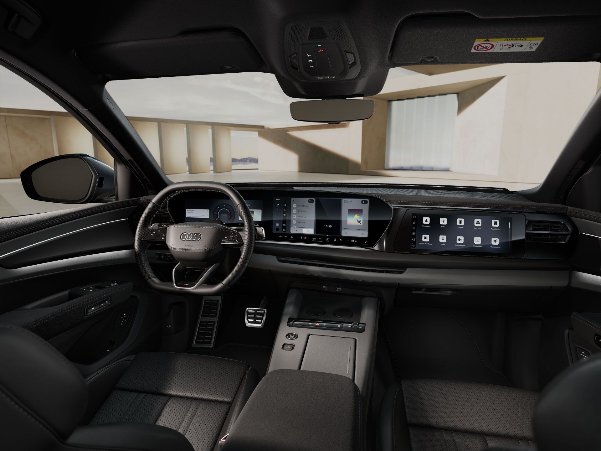Innenansicht der Audi Q7 Signature Edition 