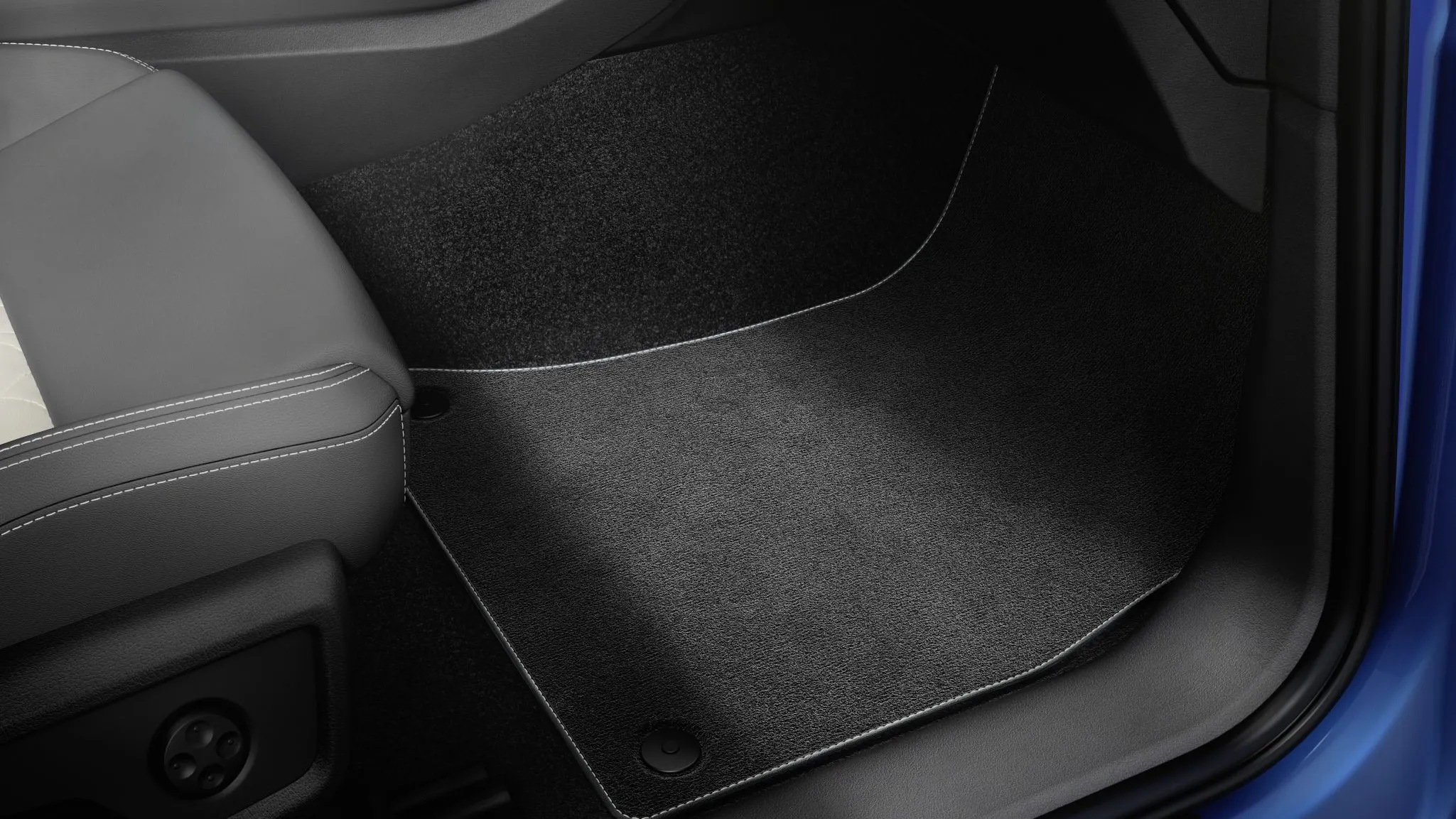 Detailansicht Audi Textilfußmatte