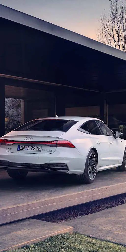 Heckansicht des A7 Sportback TFSI e