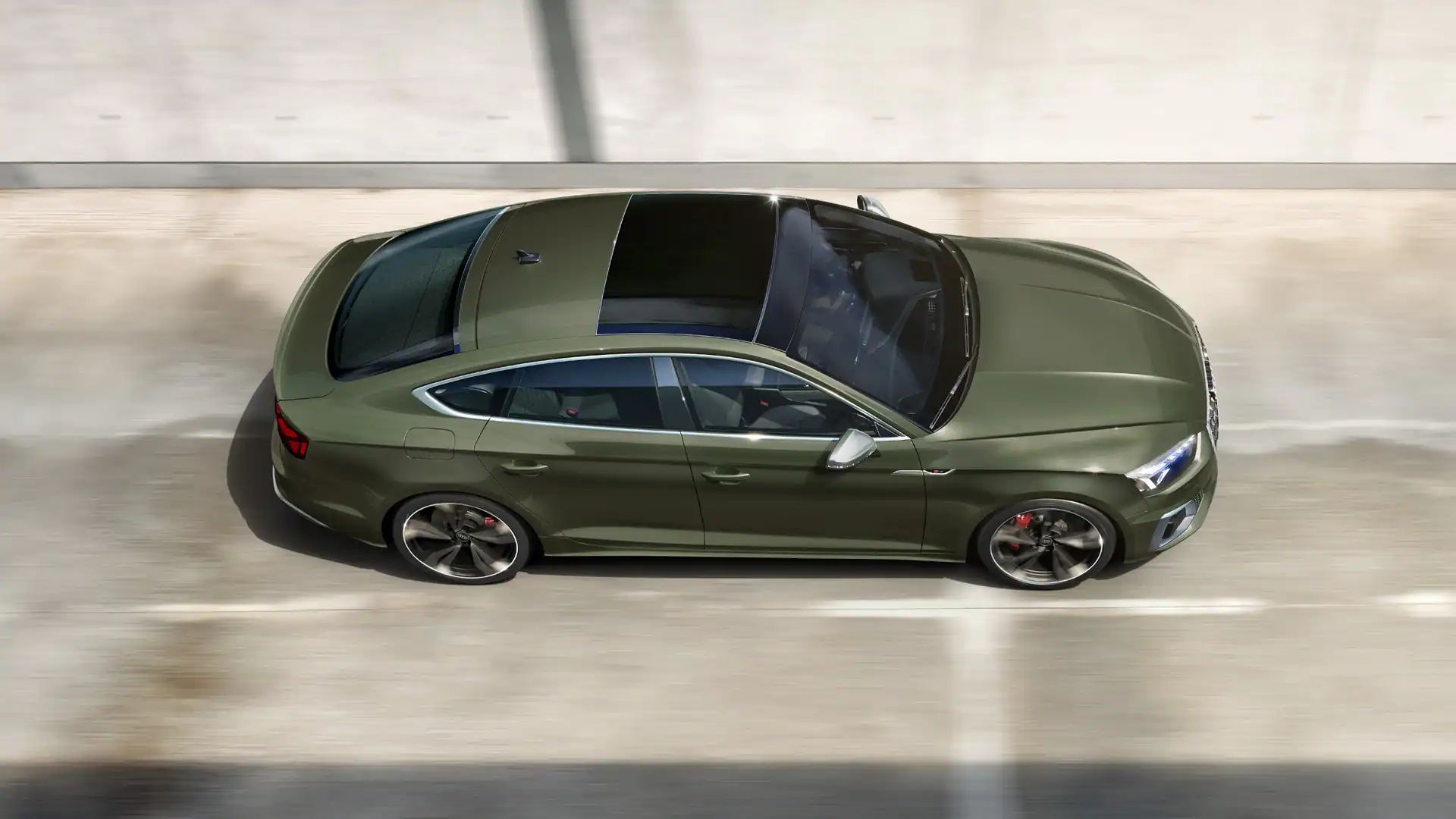 Audi S5 Sportback Topansicht