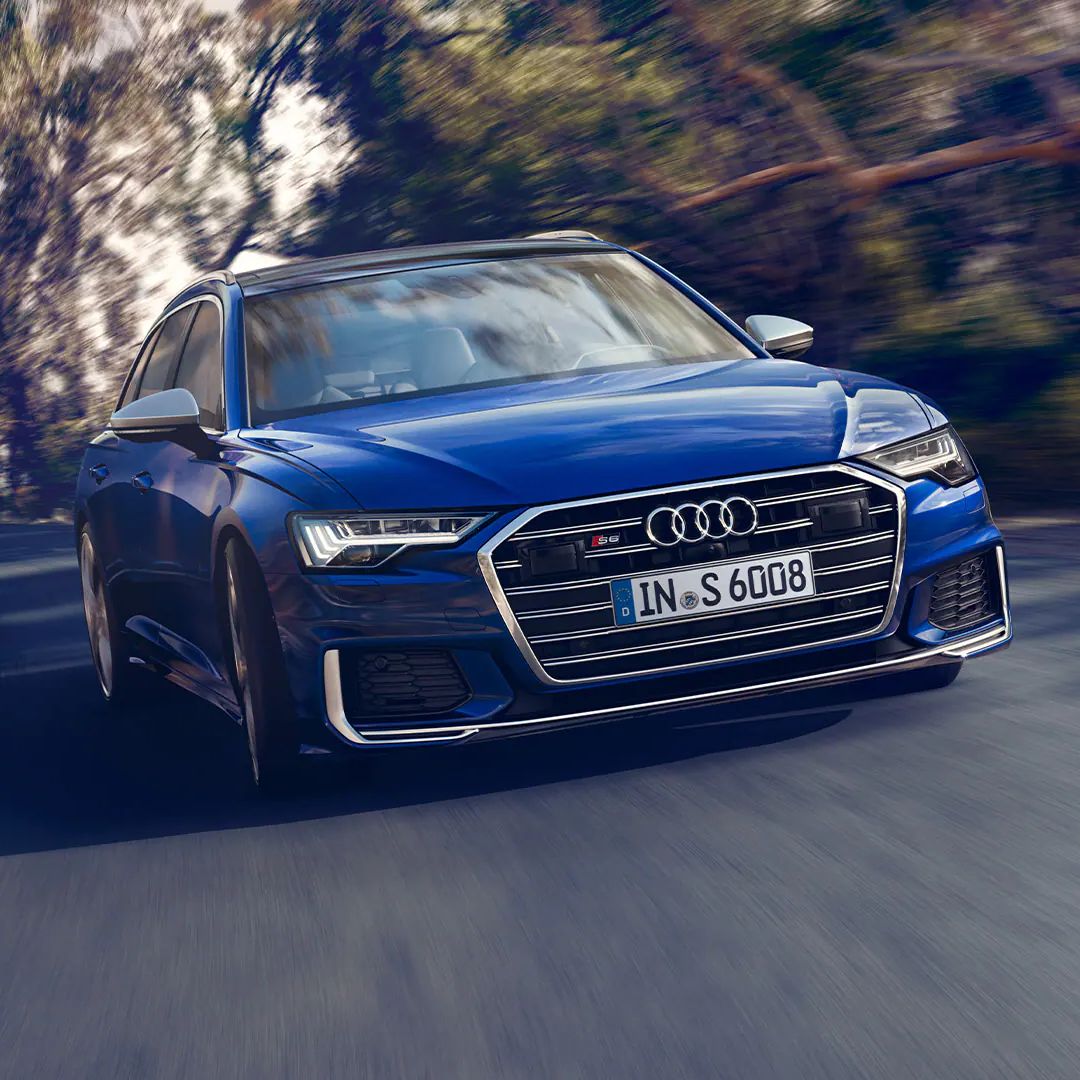 Audi S6 Avant TDI dynamische Frontansicht
