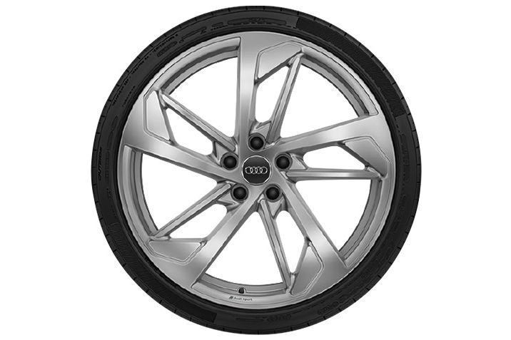 Abbild von einem Audi A5 Winterkomplettrad mit einem 5 Arm Trapezoid Design 