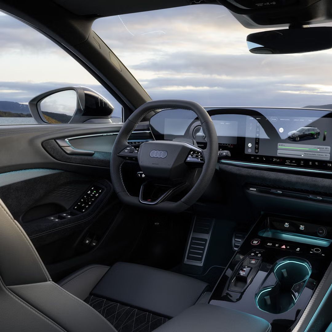 Cockpit im Audi A5 Avant e-hybrid