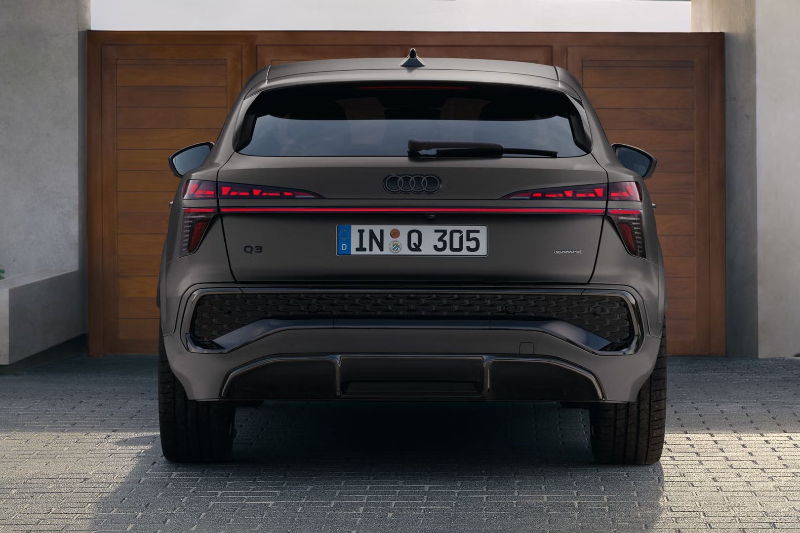 Digitale OLED Technologie mit Schlusslichtsignaturen, dynamischem Blinklicht und Leuchtenband im Audi Q3 Sportback