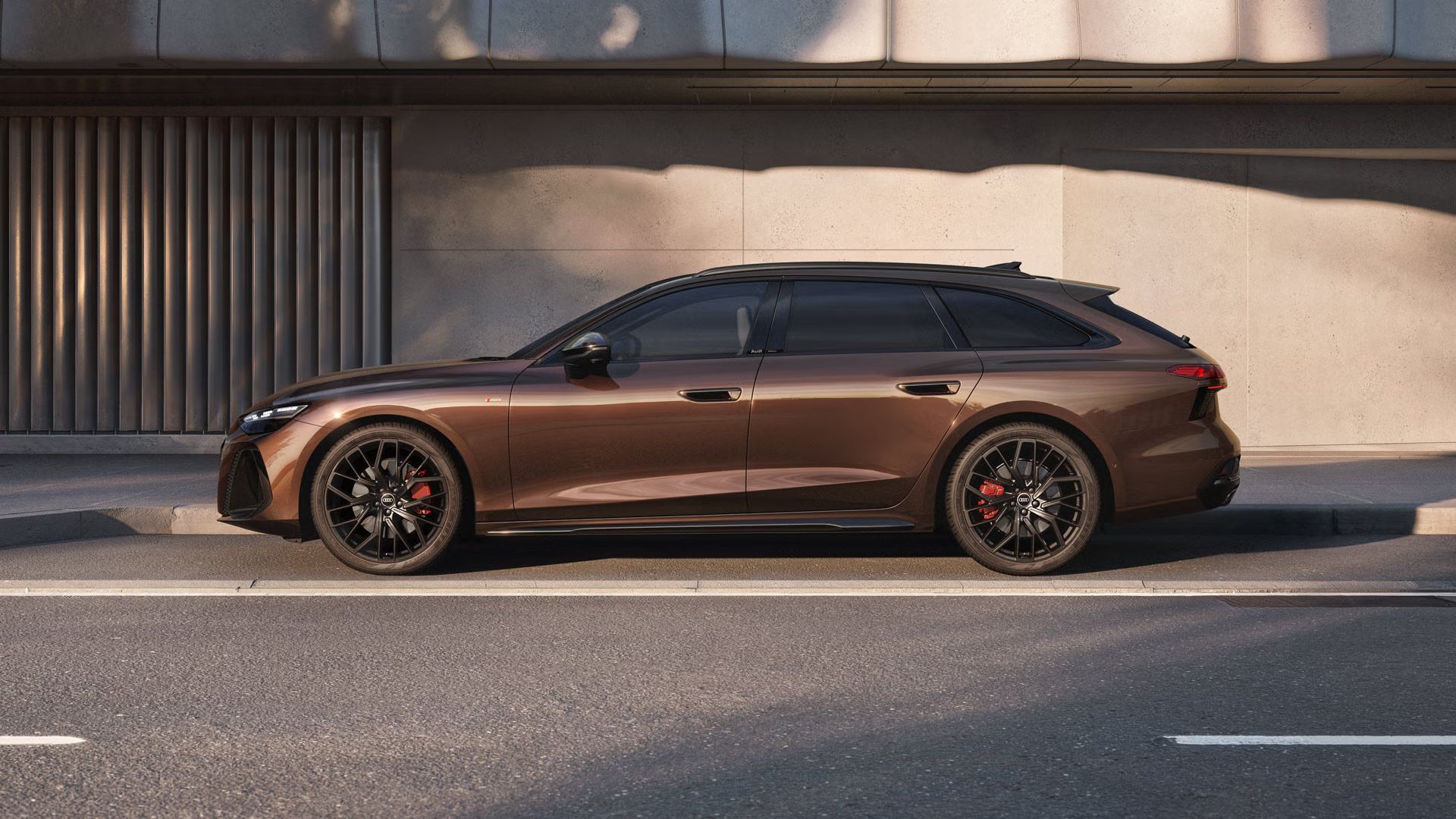 Seitenansicht des Audi A6 Avant