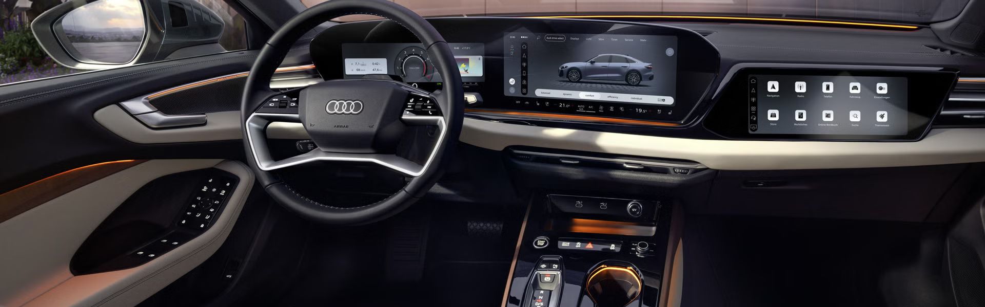 Interieur der Audi A5 Limousine