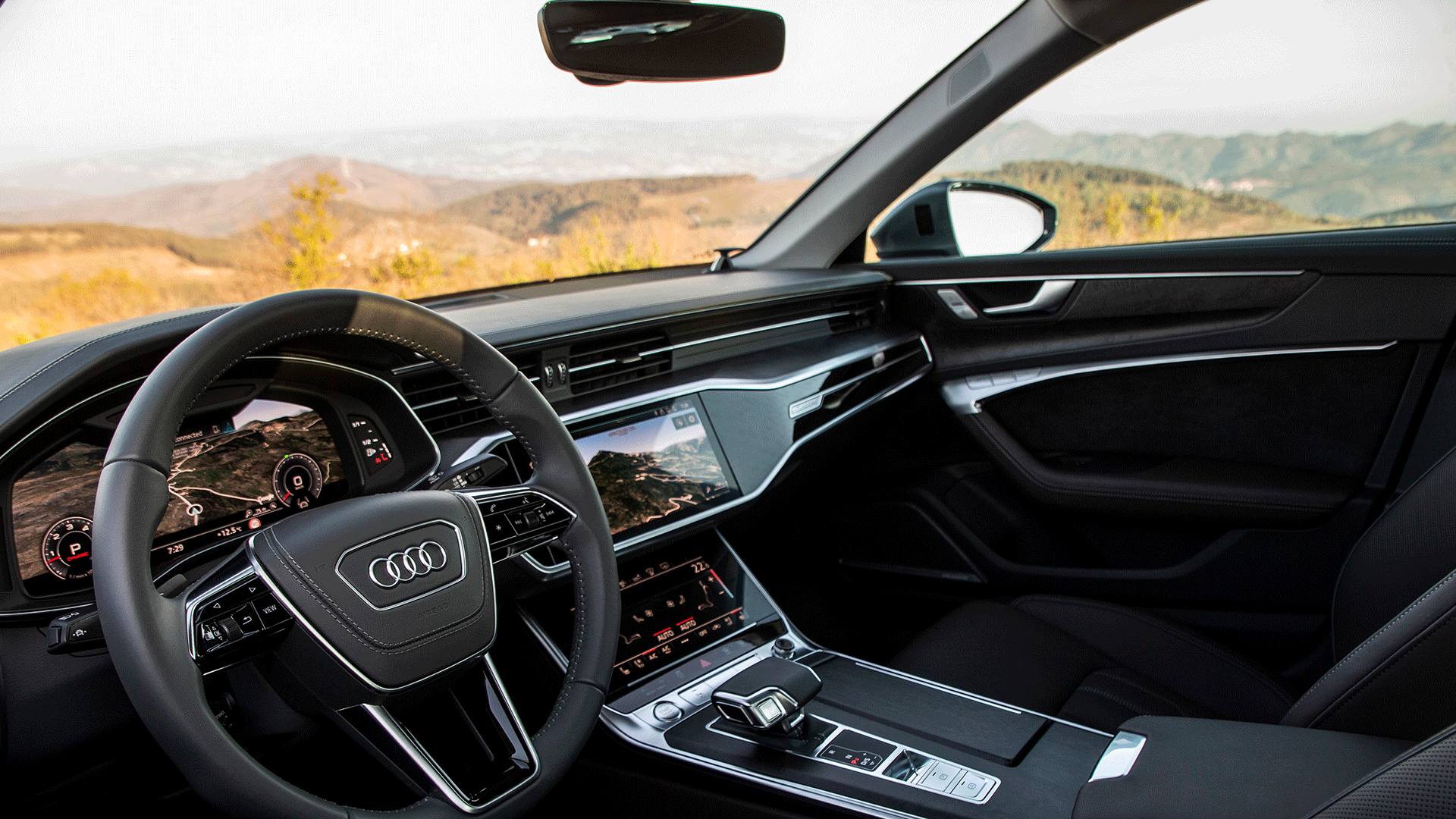Innenansicht Audi mit Connect and play