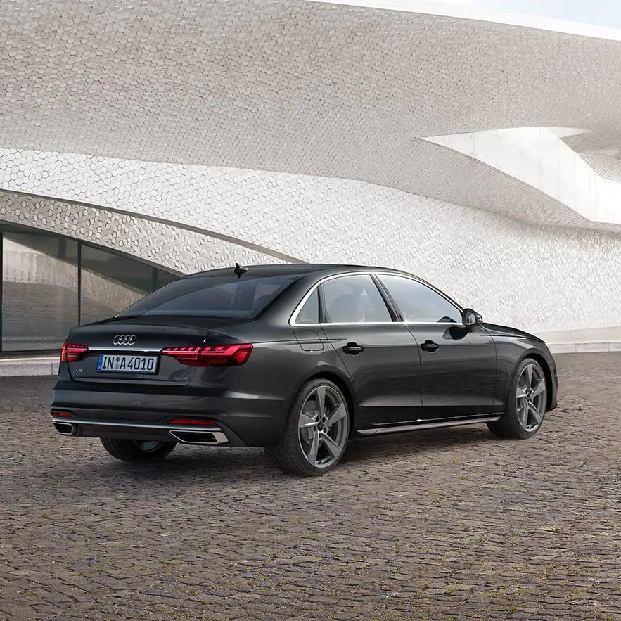 Audi A4 Limousine Seitlicheheckansicht