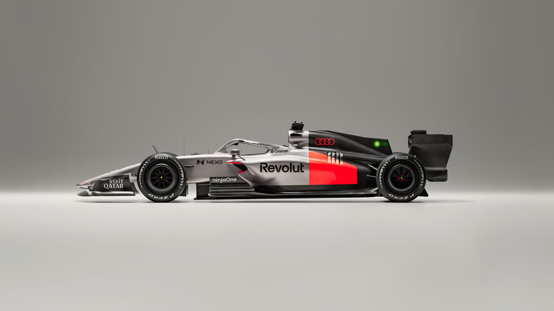 Seitenansicht des Audi R26.