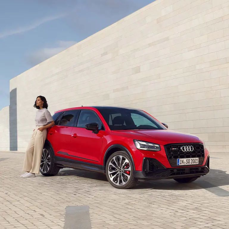 Audi SQ2 frontale Seitenansicht