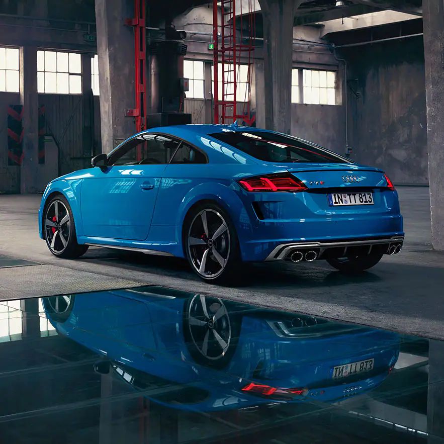 Audi TTS Coupe Heckansicht