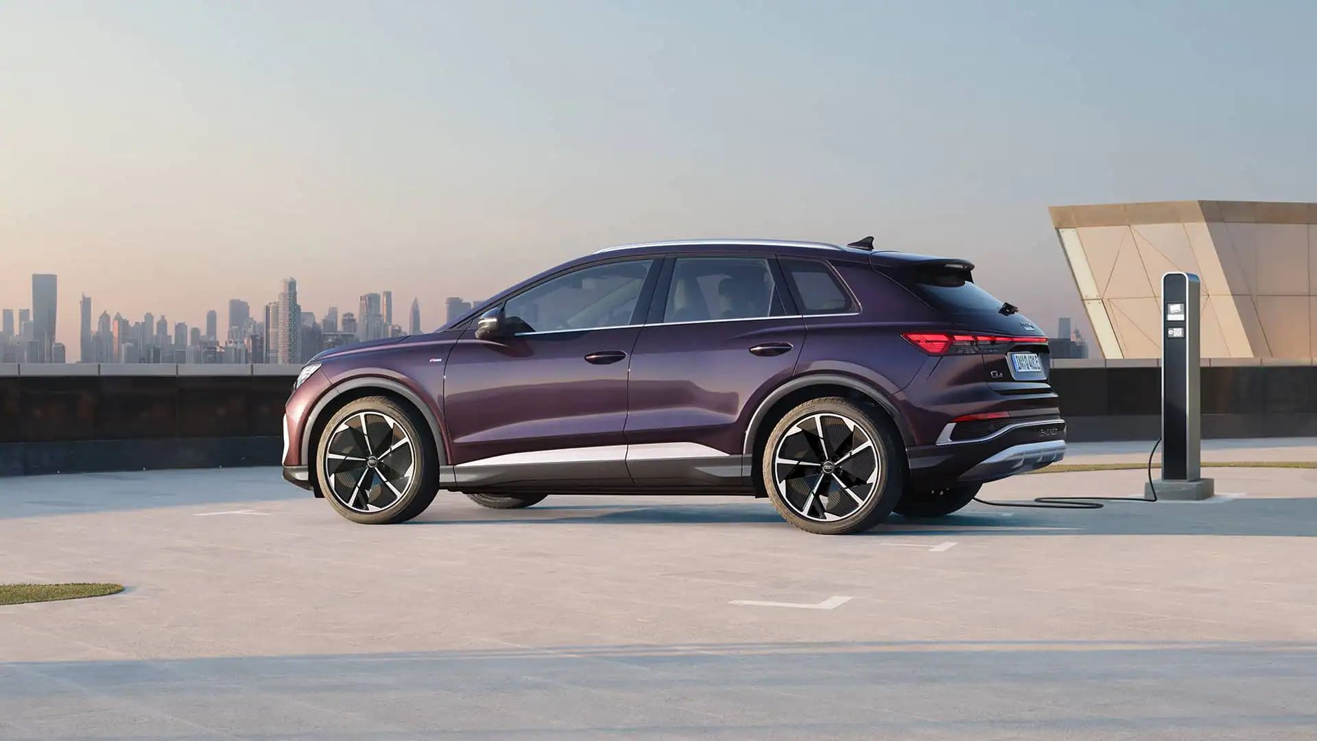 Seitenansicht Audi Q4 e-tron