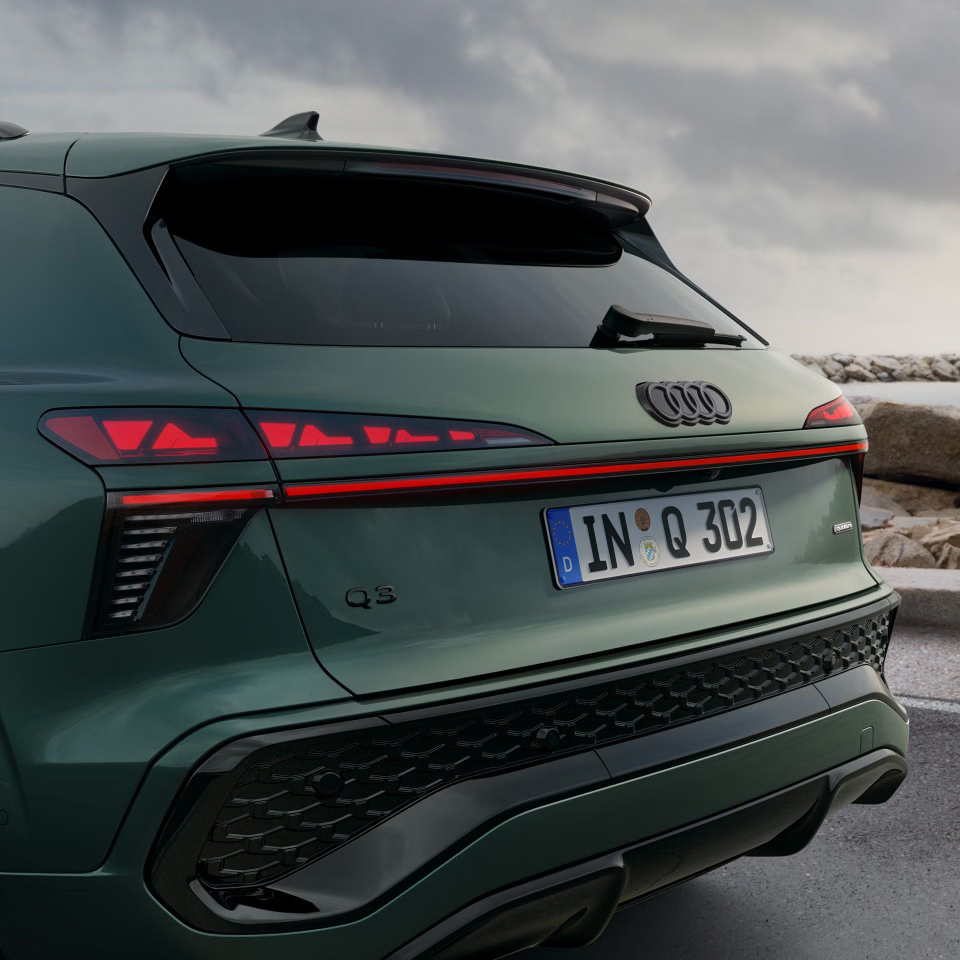 Detailansicht Audi Q3 SUV Heck