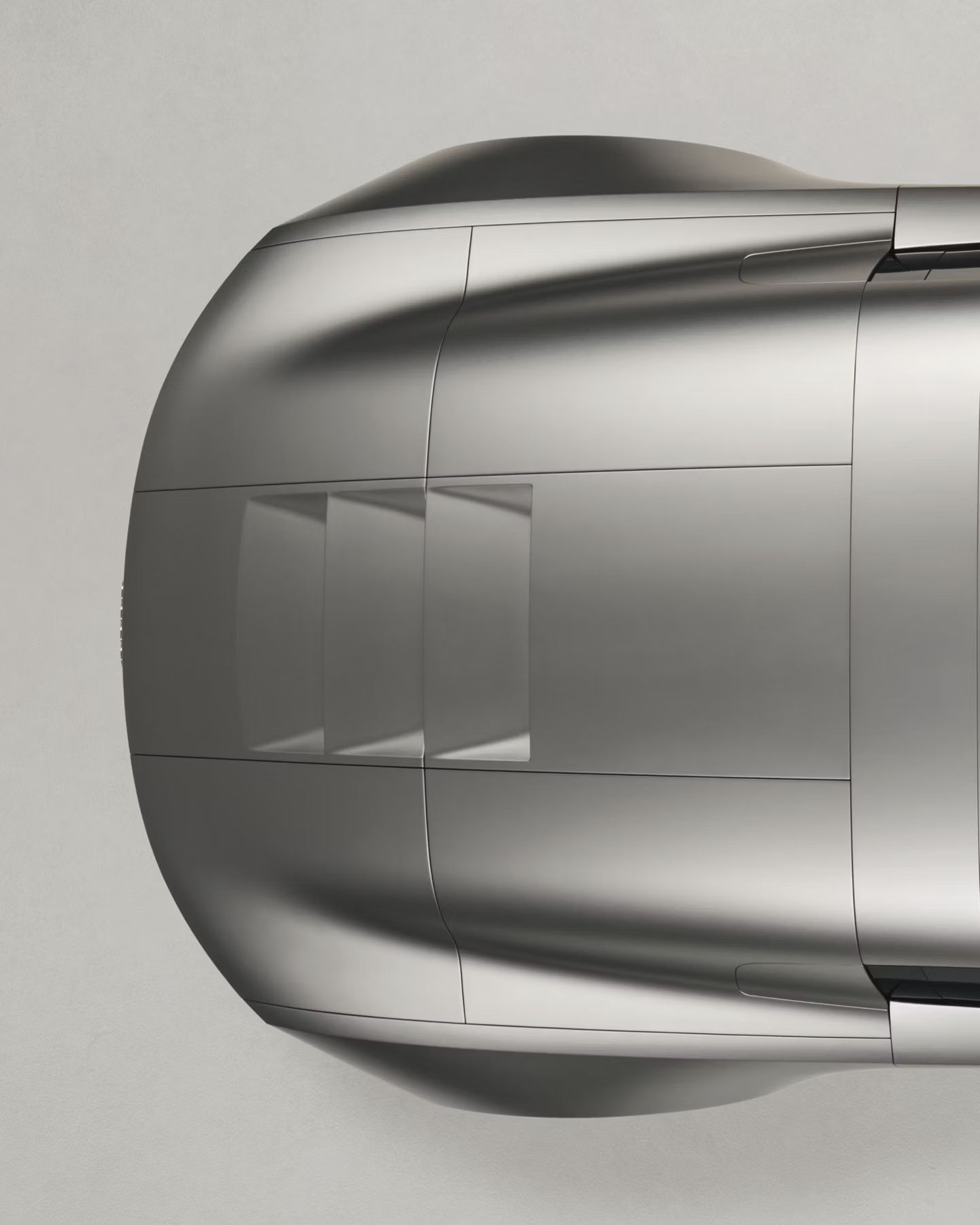 Topansicht der Front des Audi Concept C 