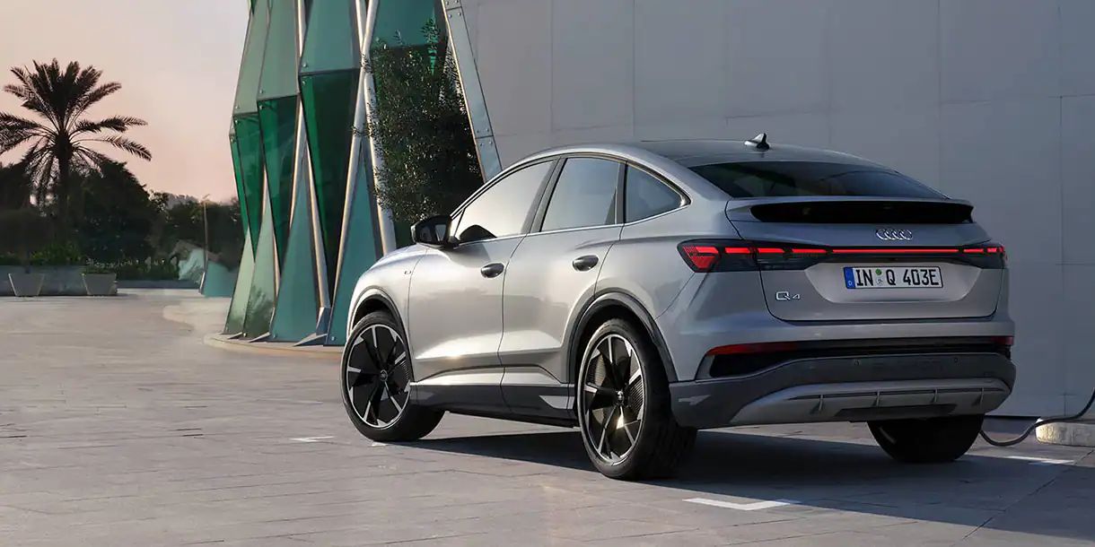 Audi Q4 e-tron Sportback Heckansicht